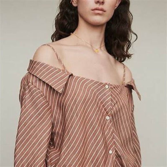 MAJE RULYLLA OFF THE SHOULDER DRESS - Picture 5 of 8